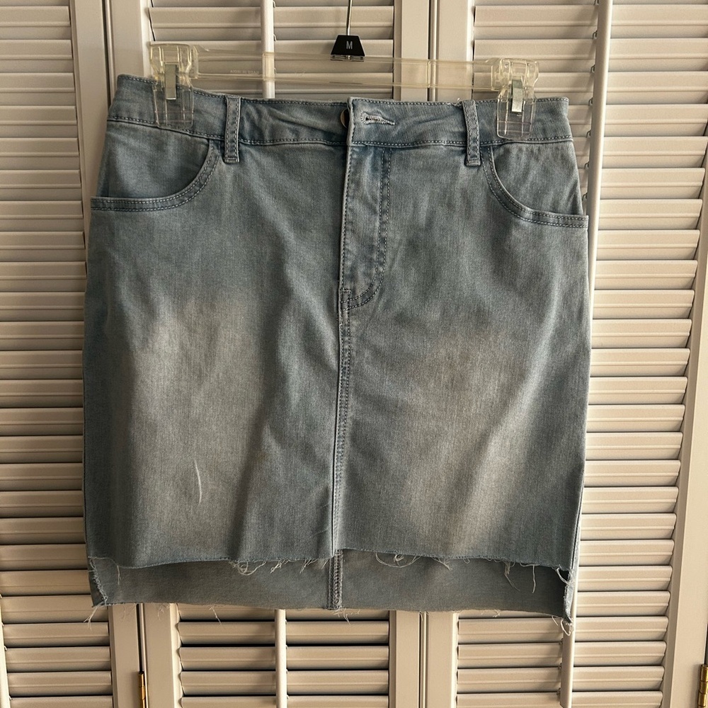 Mini Jean Skirt